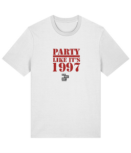 Oh God, What Now? – Party Like It's 1997 – T-shirt WHITE