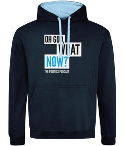 Oh God What Now? – Logo Blue on Blue/Blue – Hoodie
